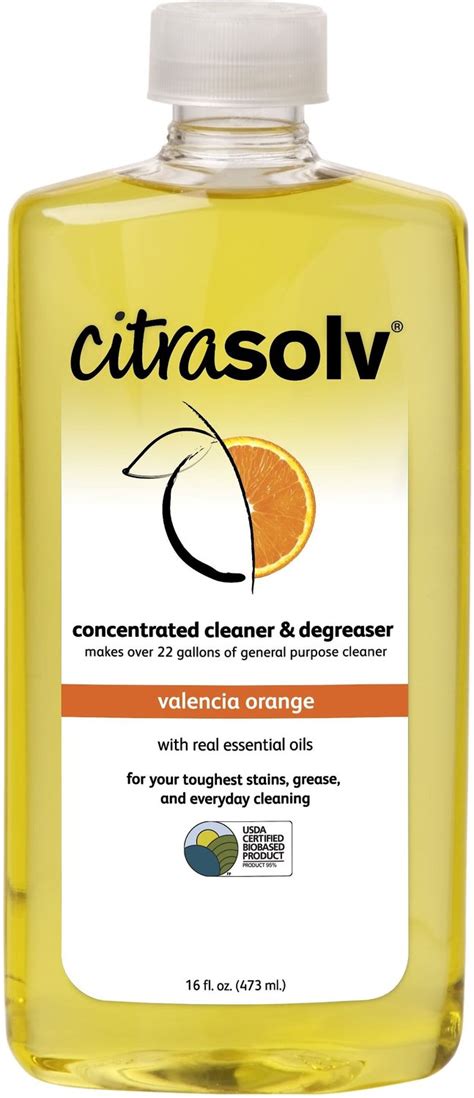 CITRA SOLV Valencia Orange Cleaner & Degreaser, 16-oz bottle - Chewy.com