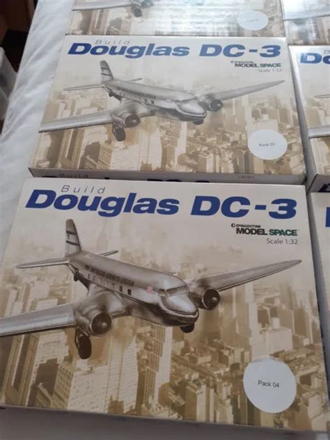 DEAGOSTINI MODEL SPACE, BUILD THE DOUGLAS DC-3 FULL KIT 1:32 scale EUR ...