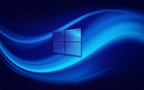 Download wallpapers 4k, Windows 10, logo, abstract waves, blue ...