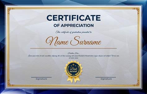 Modern Certificate Template of Seminar 5841787 Vector Art at Vecteezy