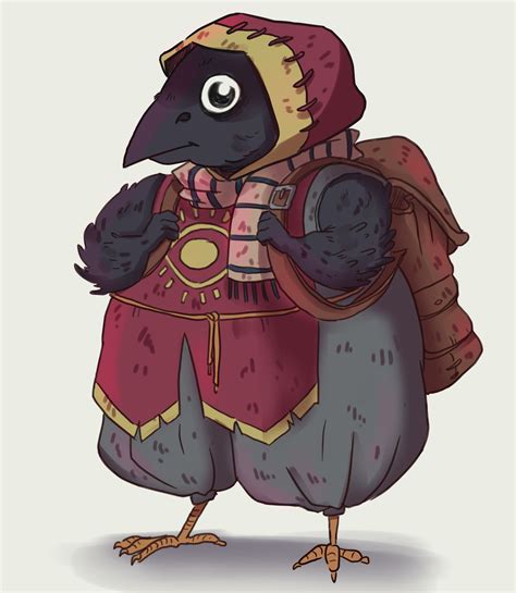 [Art] A Kenku NPC : DungeonsAndDragons | Character design, Character ...