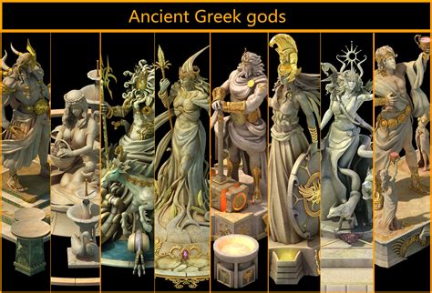 Ancient greek gods | CGTrader