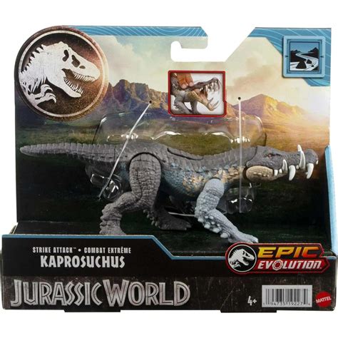 Mattel Jurassic World Epic Evolution Strike Attack Kaprosuchus Action Figure jw new Dino ...