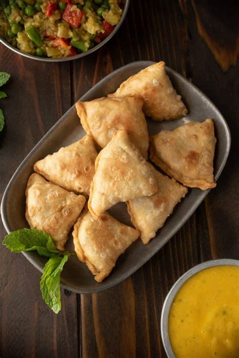 Sweet Potato Samosas - Culinary Ginger