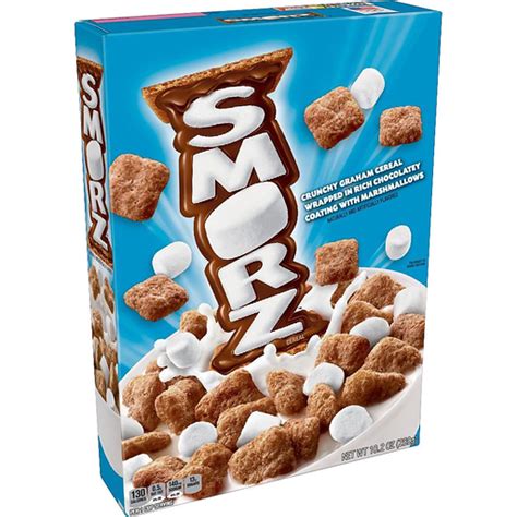 SMORZ Cereal Breakfast Cereal, Flavors of Graham Crackers, Chocolate ...