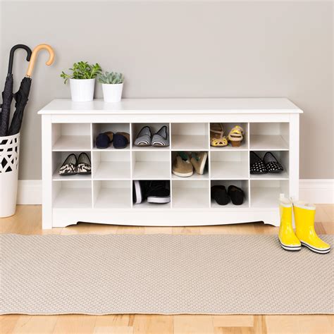 Prepac Shoe Storage Cubbie Bench by OJ Commerce $138.25