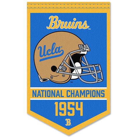 UCLA Bruins Football National Champions Banner - State Street Products