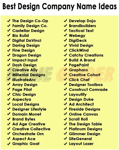 300+ Design Company Name Ideas | Name Guider