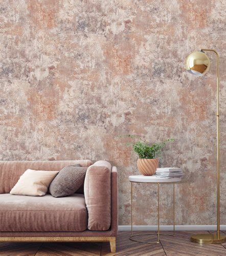 Grandeco Plaster Blush Wallpaper