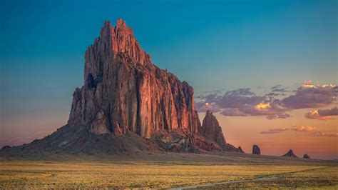 formation, new mexico, crag, rock formation, volcanic plug, 1080P, united states, usa, america ...