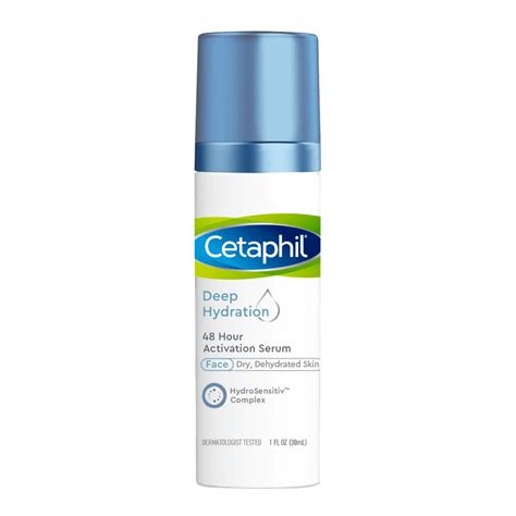 Cetaphil Deep Hydration 48 Hour Activation Serum, 48 Hour Dry Skin Face Moisturizer for ...