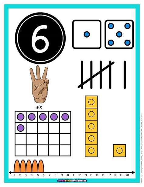 Number Sense Charts - Superstar Worksheets