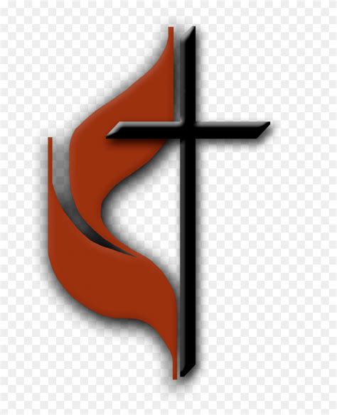 United Methodist Cross And Flame Logo Without Background