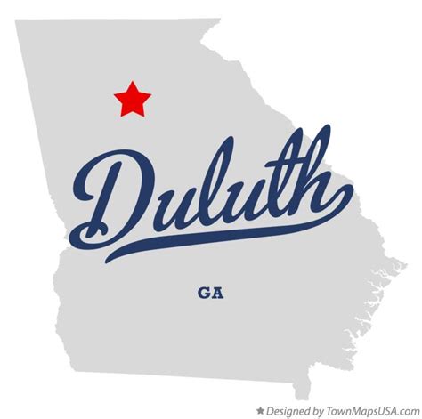 Map Of Duluth Georgia - Leia Shauna