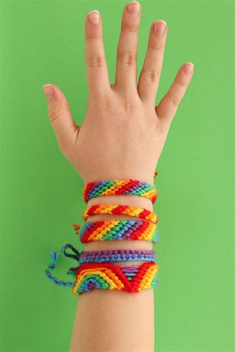 Kids Craft: Rainbow Friendship Bracelets | My Poppet Makes