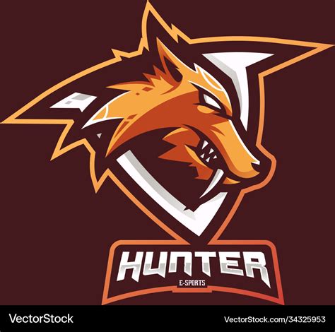 Hunter mascot logo design with modern Royalty Free Vector