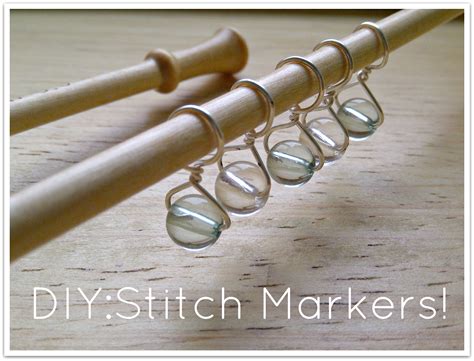 Recycling old jewelry....for Knitters | Stitch markers diy, Stitch markers knitting, Stitch markers