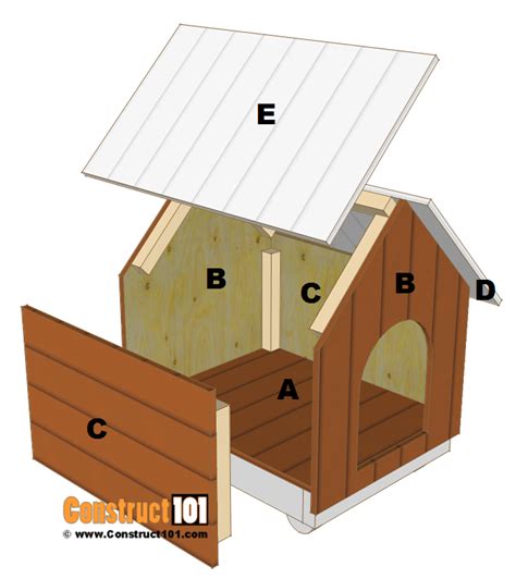 Small Dog House Plans - Step-By-Step - Free Download - Construct101