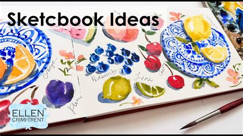 Watercolor Sketchbook Ideas for Beginners - YouTube