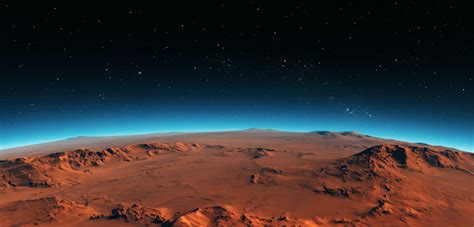 Mars surface mountains on mars background red planet 28833002 Stock ...