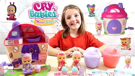 CRY BABIES MAGIC TEARS KATIE'S SUPER HOUSE UNBOXING IMC TOYS - YouTube