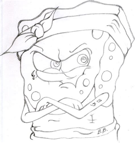 Gangster Spongebob by Xedous on DeviantArt