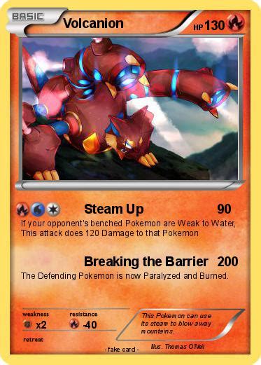 Pokémon Volcanion 135 135 - Steam Up - My Pokemon Card