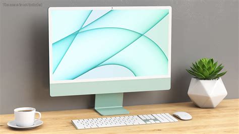 Apple iMac 2021 Green 3D Model $49 - .3ds .blend .c4d .fbx .max .ma .lxo .obj - Free3D