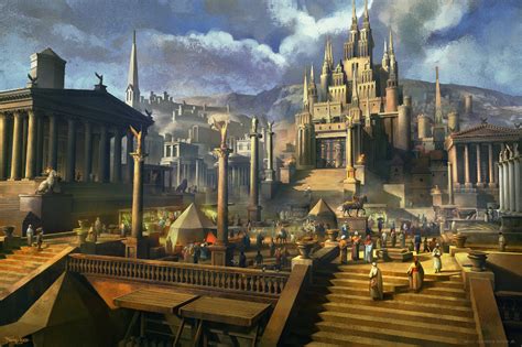 ArtStation - Palace, Ferdinand Ladera Fantasy Town, New Fantasy ...