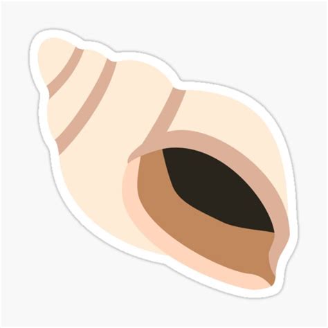 "Emoji Shell Sign" Sticker for Sale by roarr | Redbubble