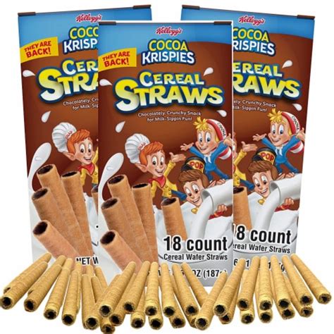 Kellogg's® Cocoa Krispies Cereal Straws, 3 pk / 54 ct - Fred Meyer