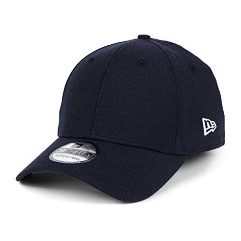 New Era Blank Custom 39THIRTY Stretch-Fitted Cap Navy | Pricepulse