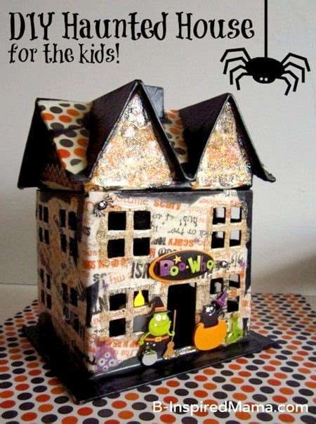 Haunted House Kids Craft [with Mod Podge] • B-Inspired Mama