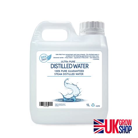 Distilled Water - Ultra Pure Distilled Water - UK GROW SHOP