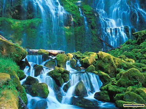 Green Waterfall Wallpapers - Wallpaper Cave