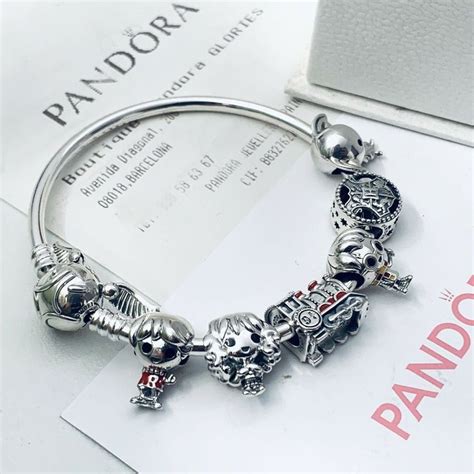 Pulsera Pandora Harry Potter Original Con 6 Charms De Plata Y Su Factura · $249.00 | Pulseras ...