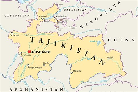 What is the Capital of Tajikistan? | Mappr