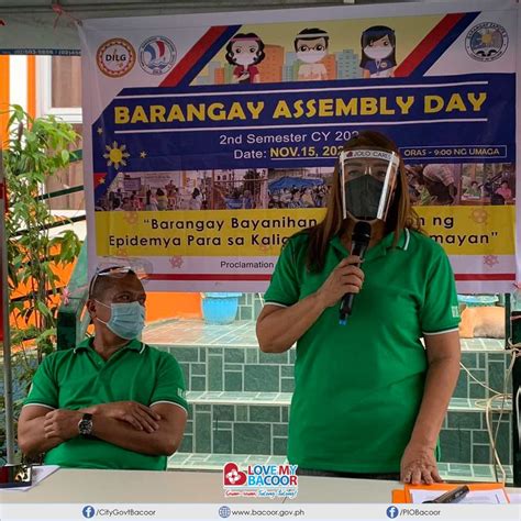 Barangay Bayanihan sa panahon ng Pandemya para sa Kaligtasan ng Mamamayan | Bacoor Government Center