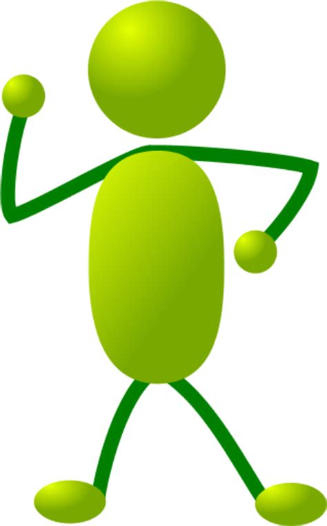 Green Stick Man Clipart - ClipArt Best