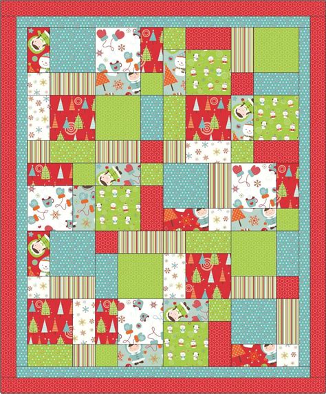 Fat Quarter Quilt Patterns Easy Free 56” Or Larger Square Of Batting ...