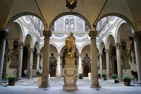 Florenz, Via Cavour, Palazzo Medici-Riccardi, Innenhof mit dem Orpheus ...