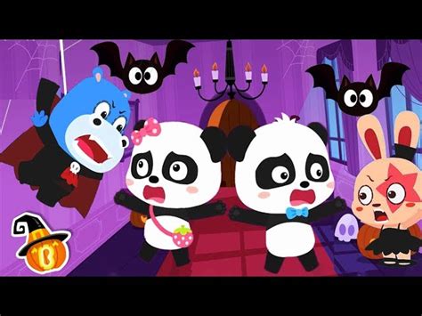 Baby Panda's Halloween Night | Halloween Cartoon | Halloween Makeup ...