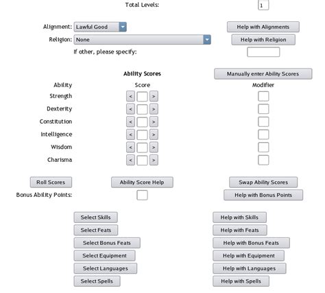 Download 3rd Edition Dungeons & Dragons Character Generator Linux 4.8