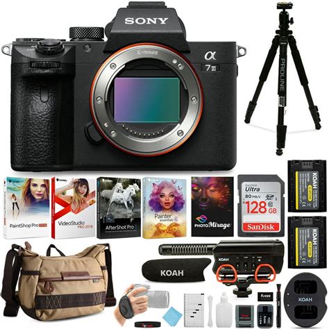 Sony Alpha a7 III Mirrorless Digital Camera (Body Only) with Accessory Bundle - Walmart.com ...