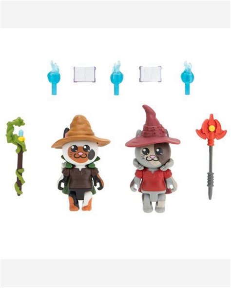 Riachuelo | Boneco Articulado - Roblox - Wizard Cats - 8 cm - Sunny