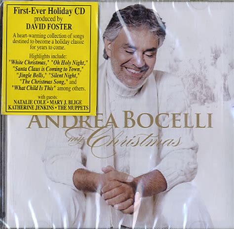 Andrea Bocelli My Christmas - Sealed Philippino CD album (CDLP) (618217)