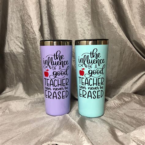 Teacher Gift with Name Teacher Appreciation Day Gift | Etsy | Teacher gifts, Personalized cups ...