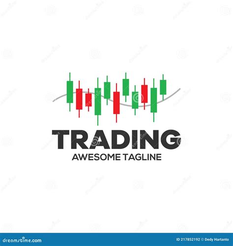 Trading Financial Vector Logo. Candlestick Trading. Trading Stock Symbol Stock Vector ...