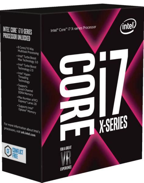 Intel Core i7-7820X Octa-Core 3.6GHz LGA2066 (Procesor) - Preturi