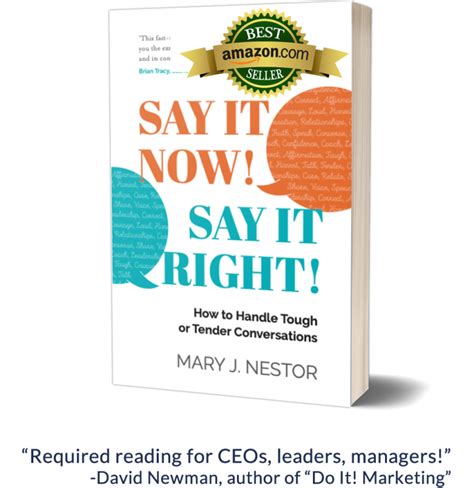 New Book Out Now - Say It Now! Say It Right!